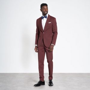 Burgundy Shawl Tuxedo
