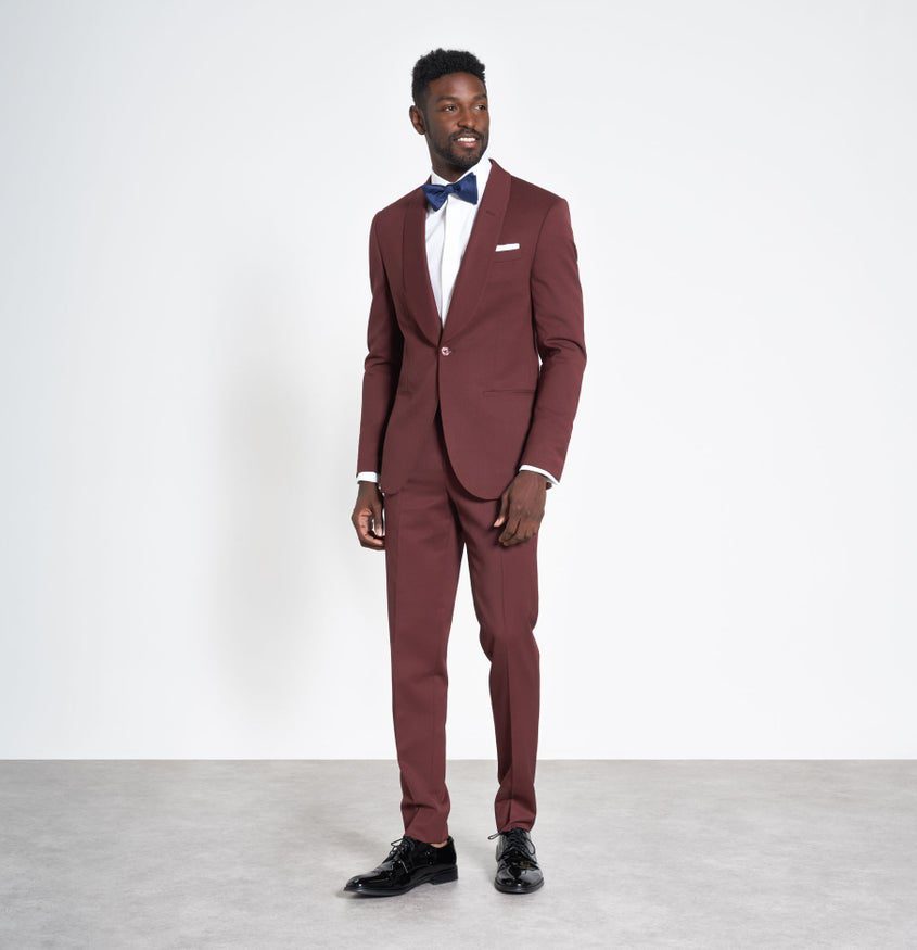 Burgundy Shawl Tuxedo