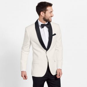 Contrast Shawl Jacket Tuxedo